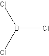 Chlorek boru - wzór strukturalny