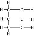 glicerol - wzór strukturalny