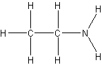 etyloamina - wzór strukturalny