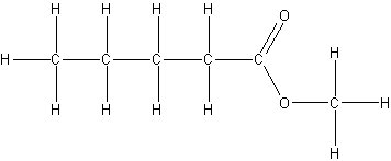 walerianian metylu - wzór strukturalny